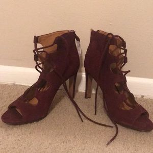 Deep Purple Nine West Stilettos